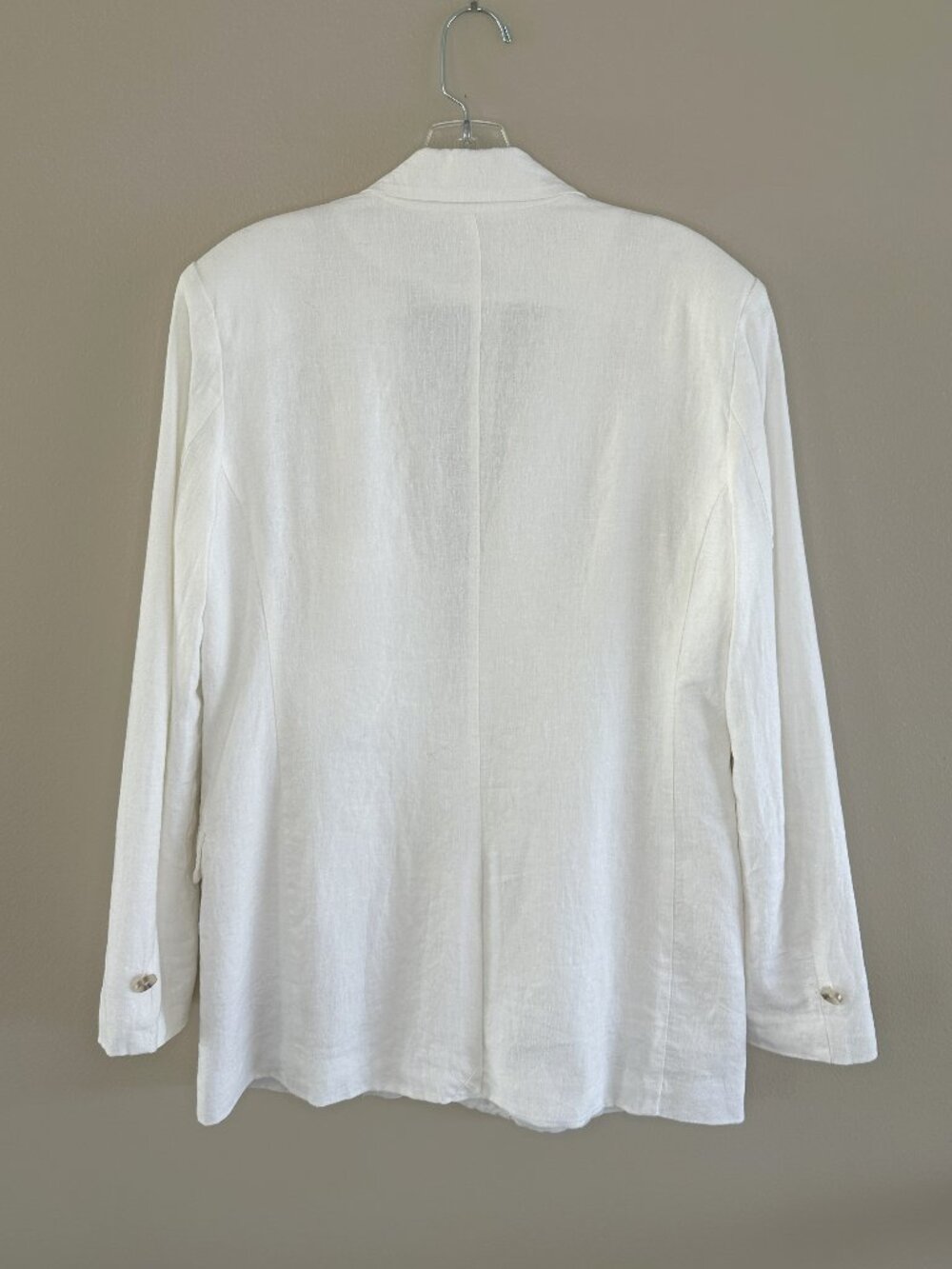 Steve Madden White Linen Blend Blazer Jacket - NWOT - Picture 6 of 11